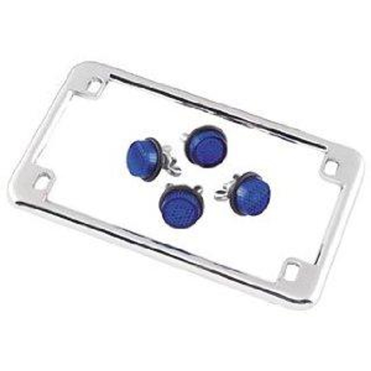 CHRIS PRODUCTS License Plate Reflectors - 150Ct Tub - Blue, CH150B