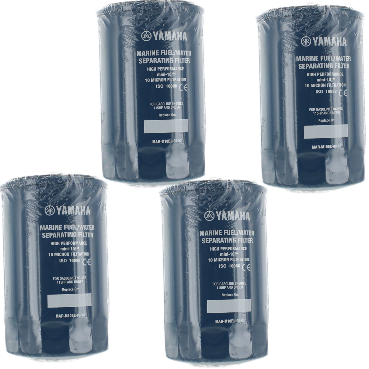 Yamaha New OEM, Fuel/Water Separating Filter, Pack of 4, MAR-M10EL-00-00
