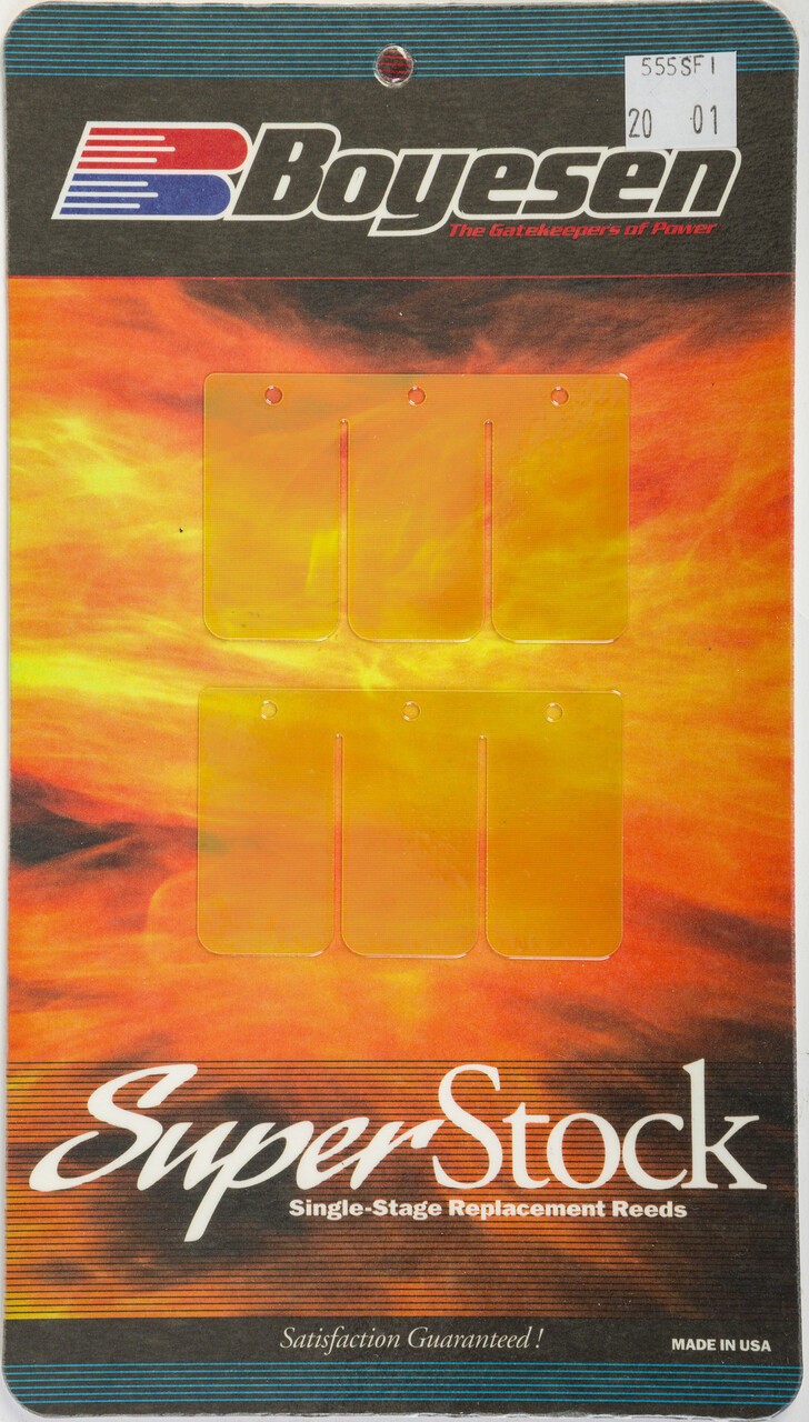 BOYESEN Single Stage Super Stock Reeds, 59-7555-1