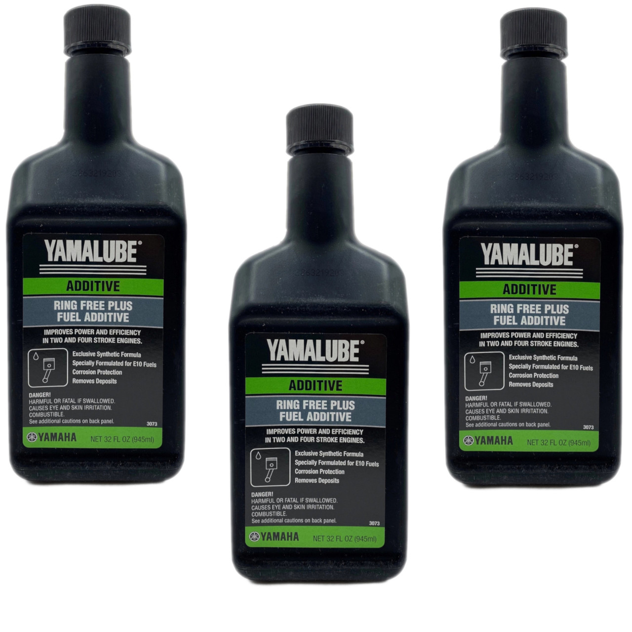 Yamaha OEM Yamalube Outboard Ring Free Plus Fuel Additive 3-Qts, ACC-RNGFR-PL-32