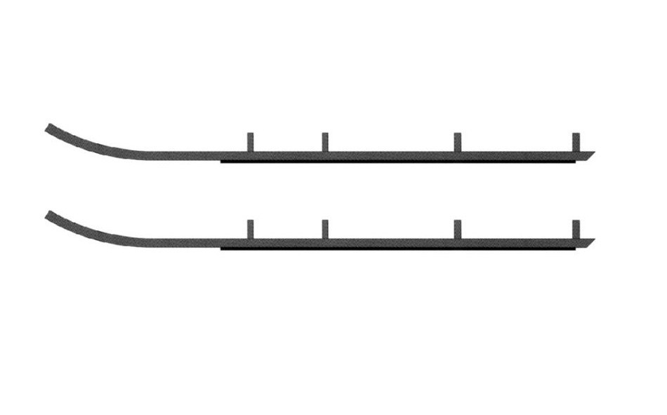 Arctic Cat OEM 8" Carbide Runners w/ Hardweld 0638-712 EXT, Special, 550 580 600