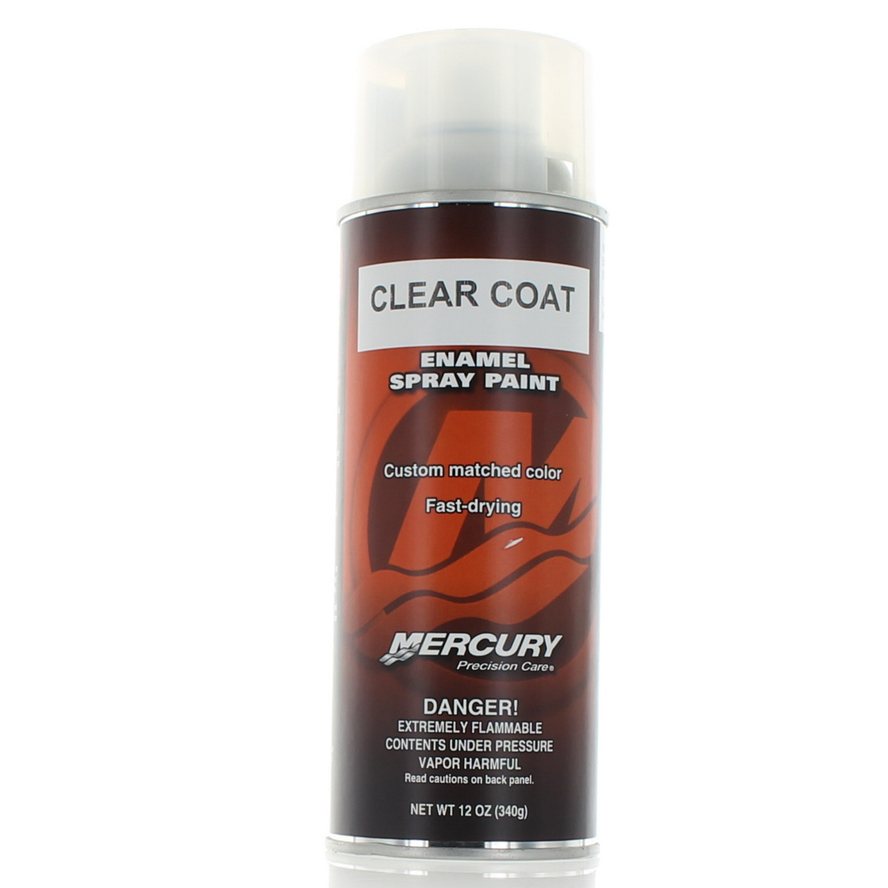Mercury Mercruiser Quicksilver OEM Spray Paint Clear Coat 12oz Can 92-80287853