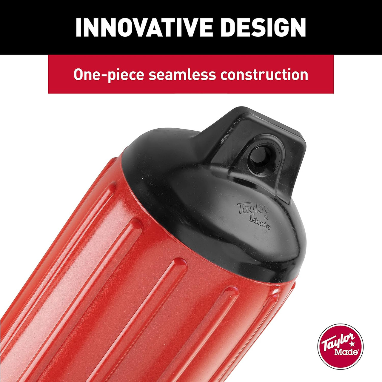 Taylor Made Super Gard Inflatable Vinyl Boat Fender Bumper 5.5" x 20" Ruby Red