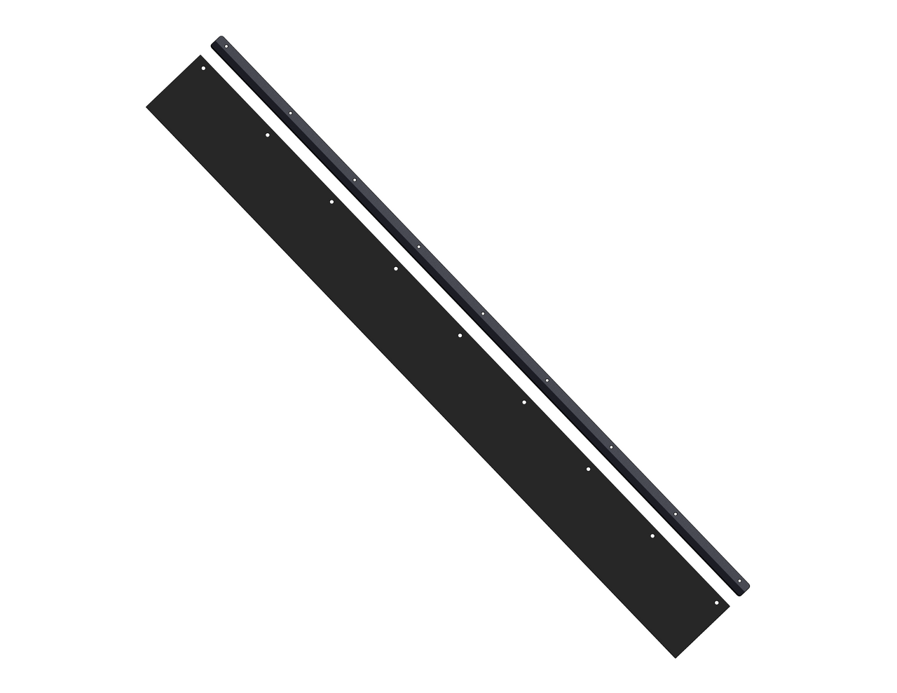 KFI Plow Rubber Flap Kit, 10-5835