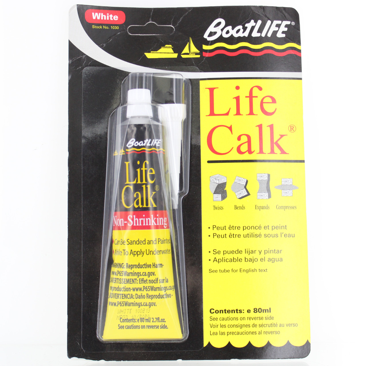 Boat Life New White Life Calk Tube, 76-1030