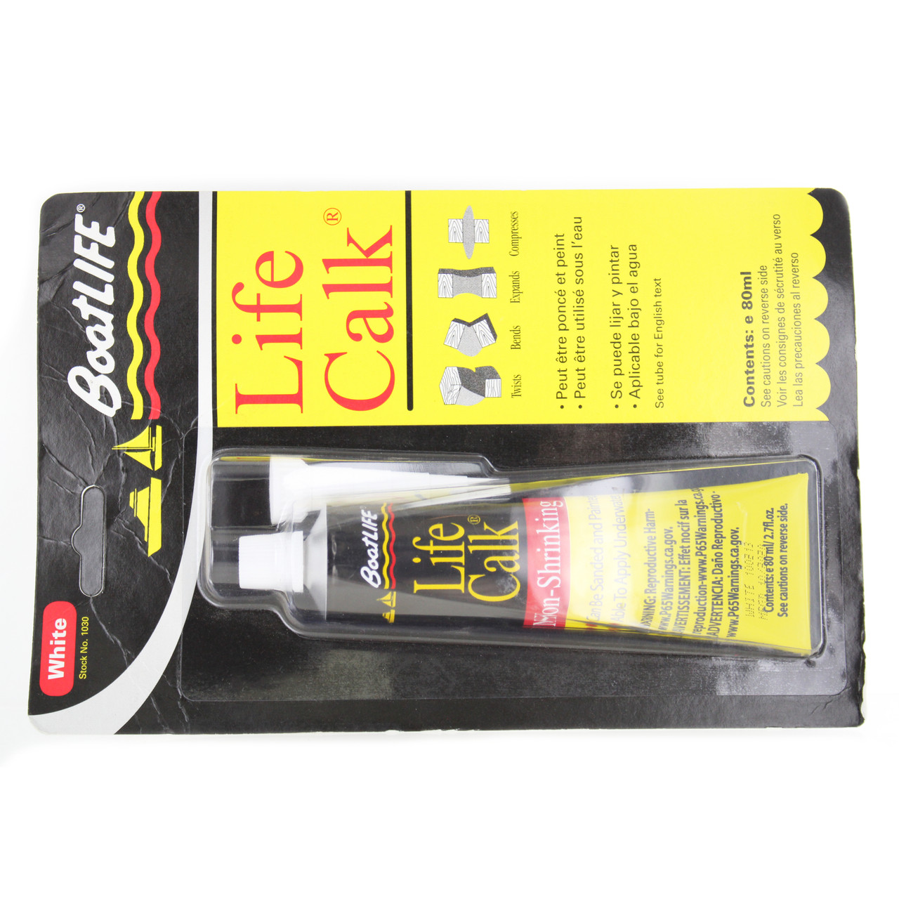 Boat Life New White Life Calk Tube, 76-1030