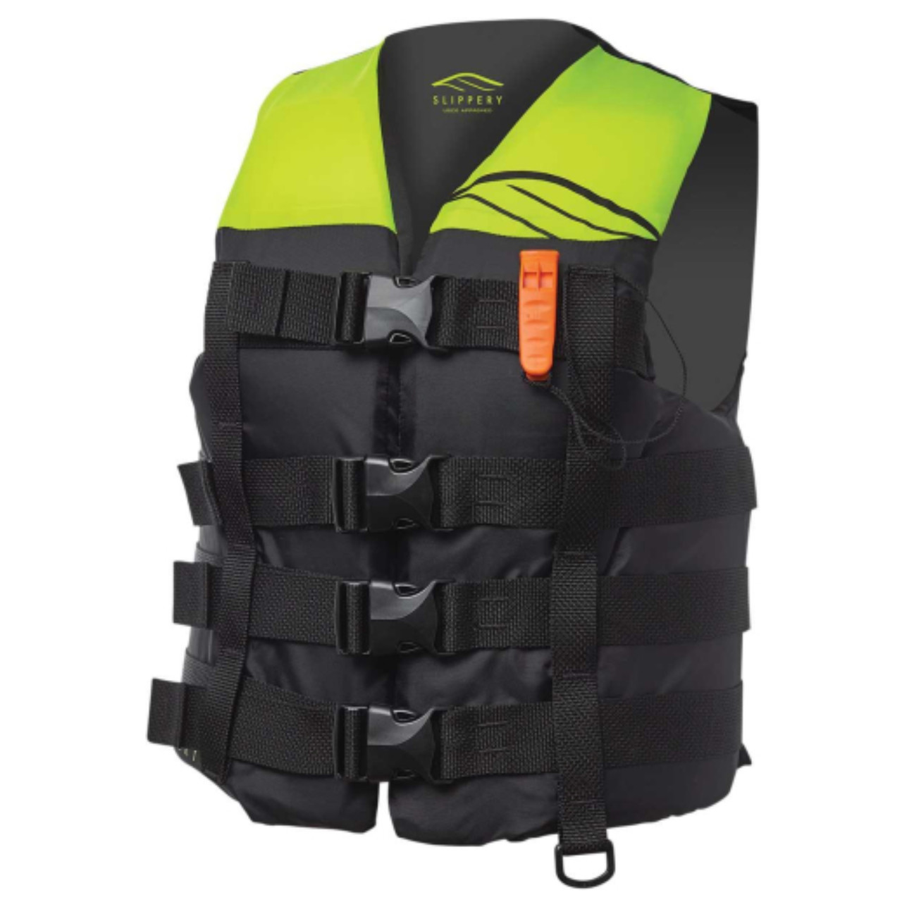 Slippery New Men's Large/X-Large Black/Yellow Hydro Vest, 32400873