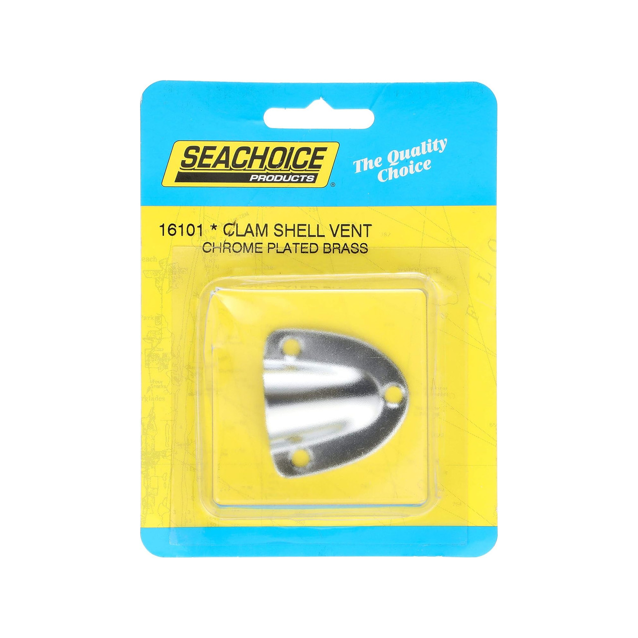 Seachoice New Clam Shell Ventilator 1-1/2" Chrome, 50-16101