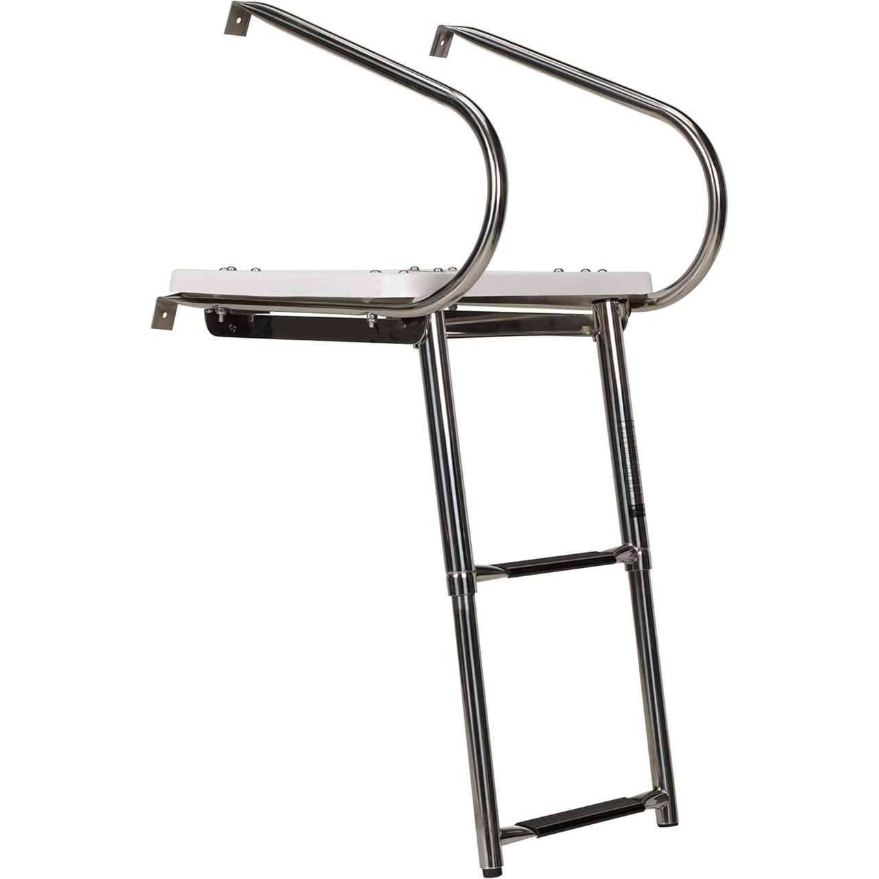 Seachoice New Deluxe Universal Swim Platform w/Side Mount Telescoping Ladder, 50-71181