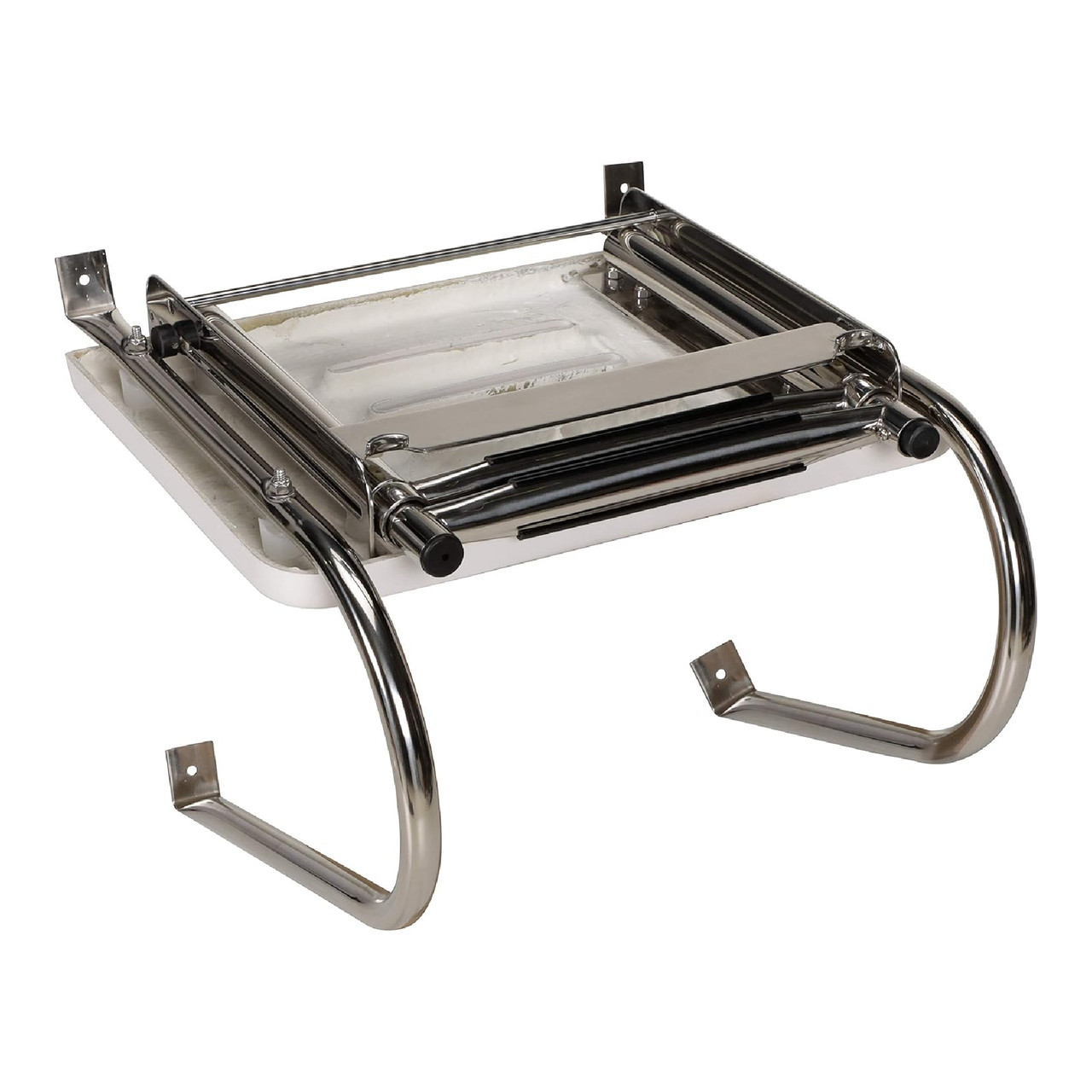 Seachoice New Deluxe Universal Swim Platform w/Side Mount Telescoping Ladder, 50-71181