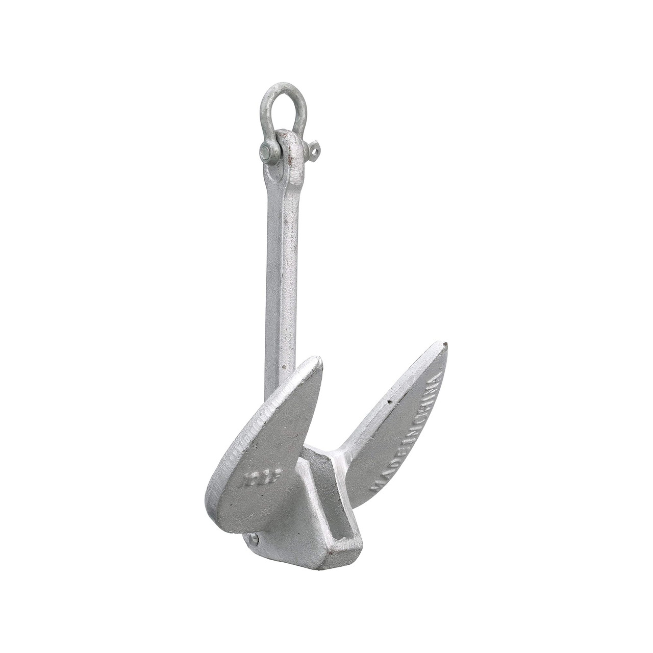 Seachoice New 10 lb Aluminum Coated Iron Navy Anchor, 50-41360