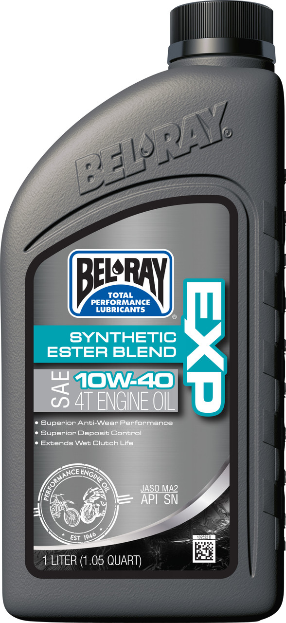 BEL-RAY EXP Semi-Synthetic Ester Blend 4T Engine Oil, 840-1612