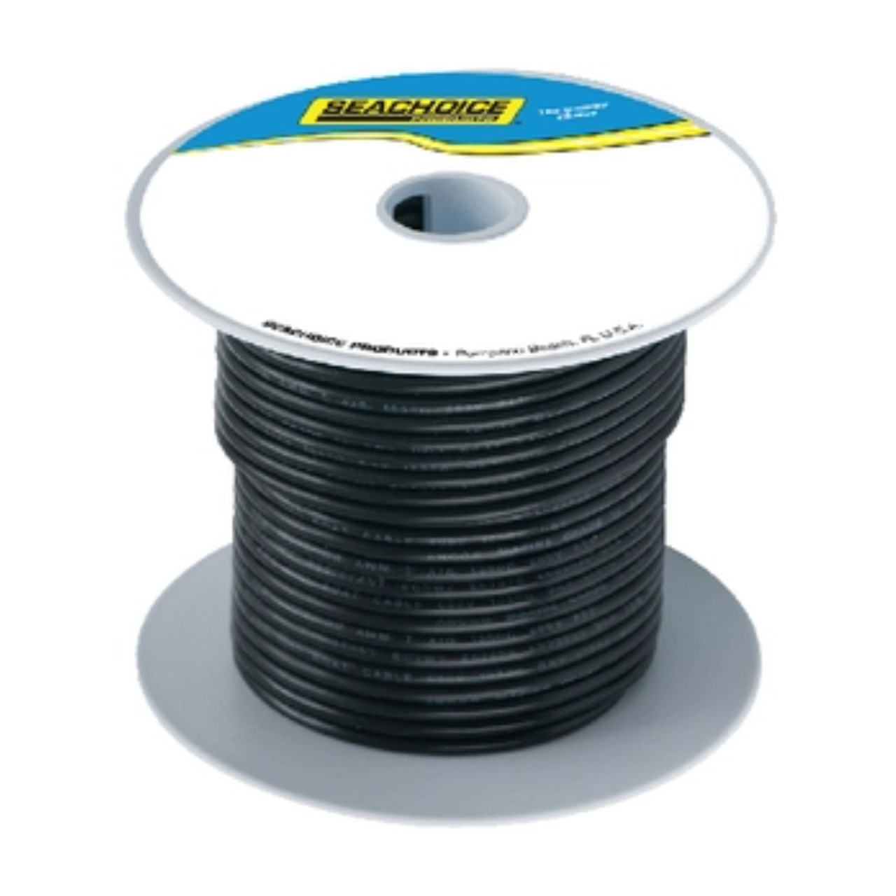 SeaChoice New Tinned Copper Wire 2 Awg Black 25 foot 50-63006