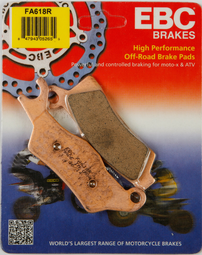 EBC Standard Brake Pads, 15-618R