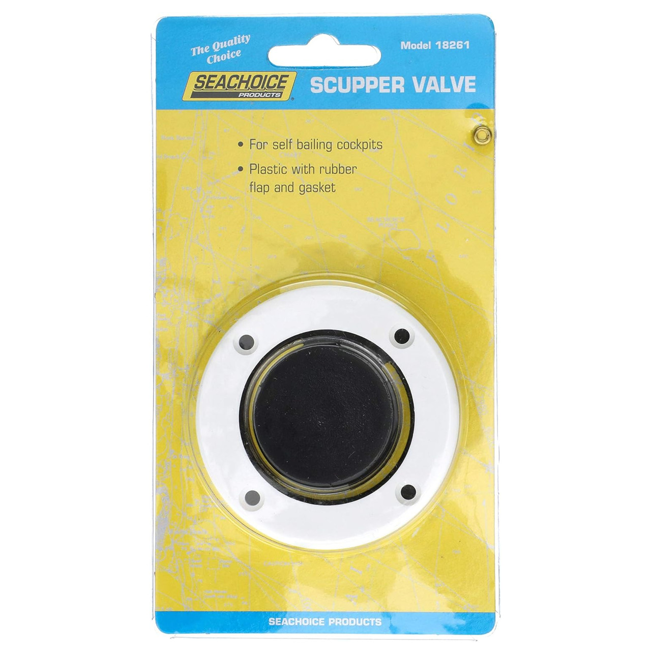 Seachoice New Scupper Valve, 50-18261