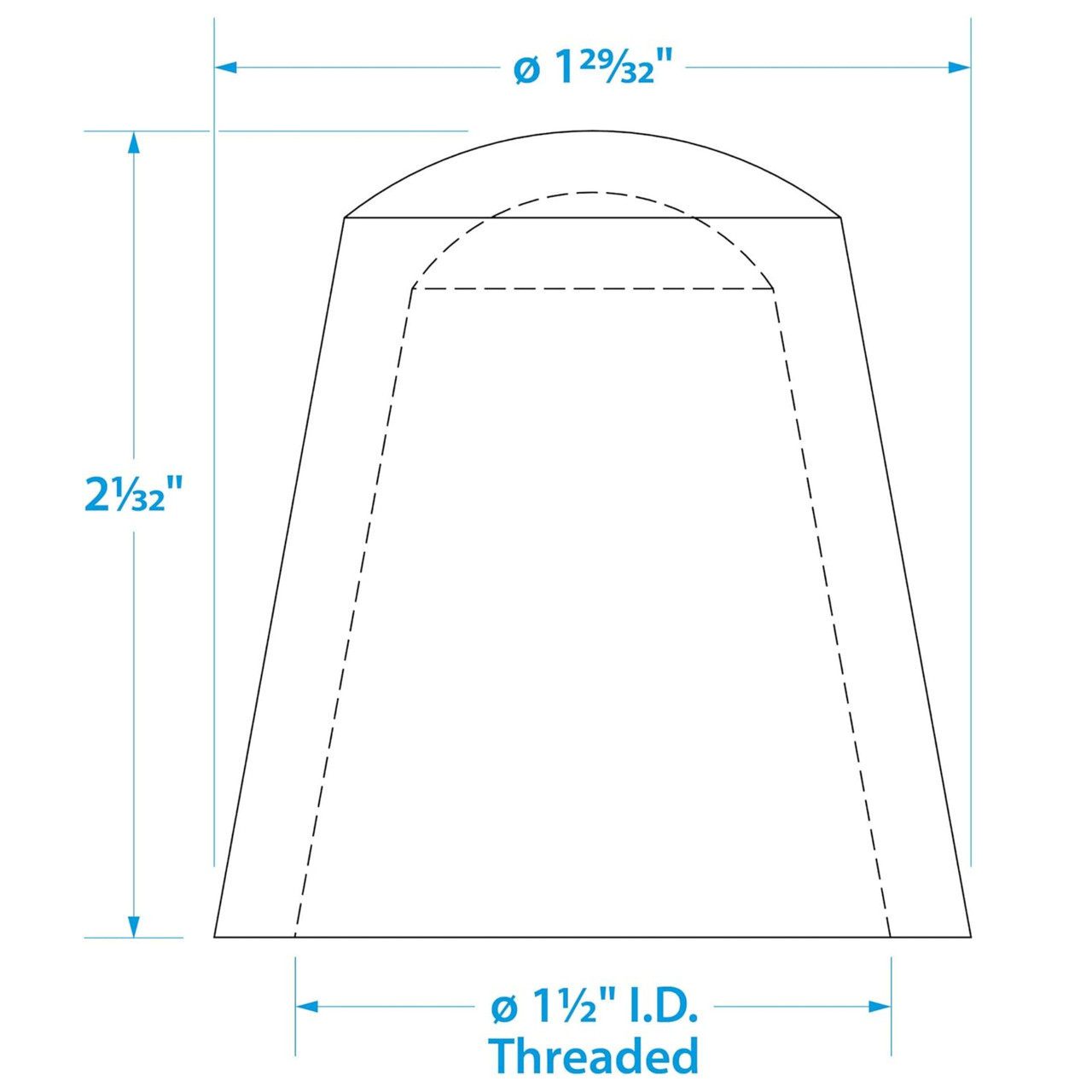 Seachoice New All-Round Stern Light Replacement Globe, 50-08521