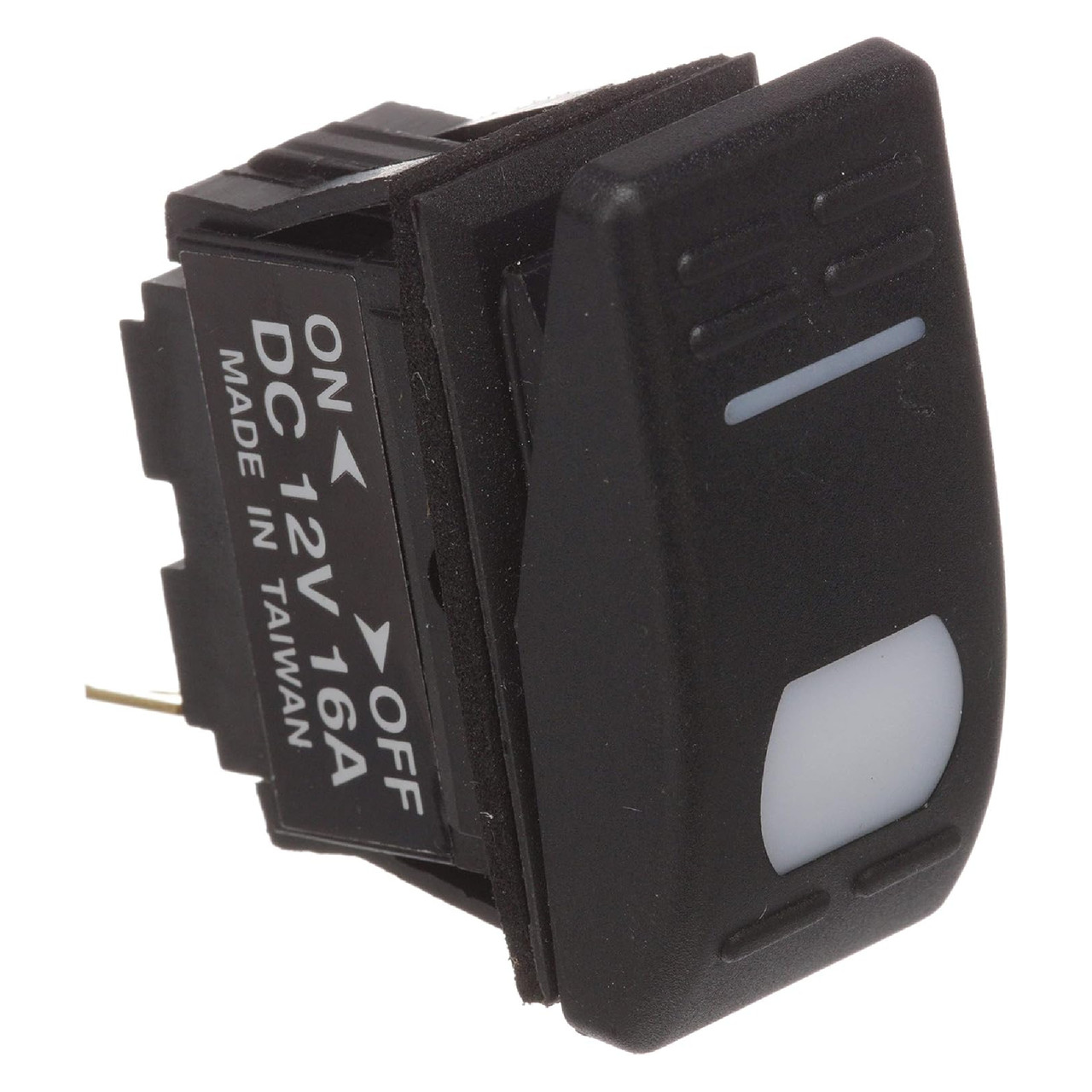 Seachoice Rocker Switch Illuminated Black On/Off (SPST), 50-10961