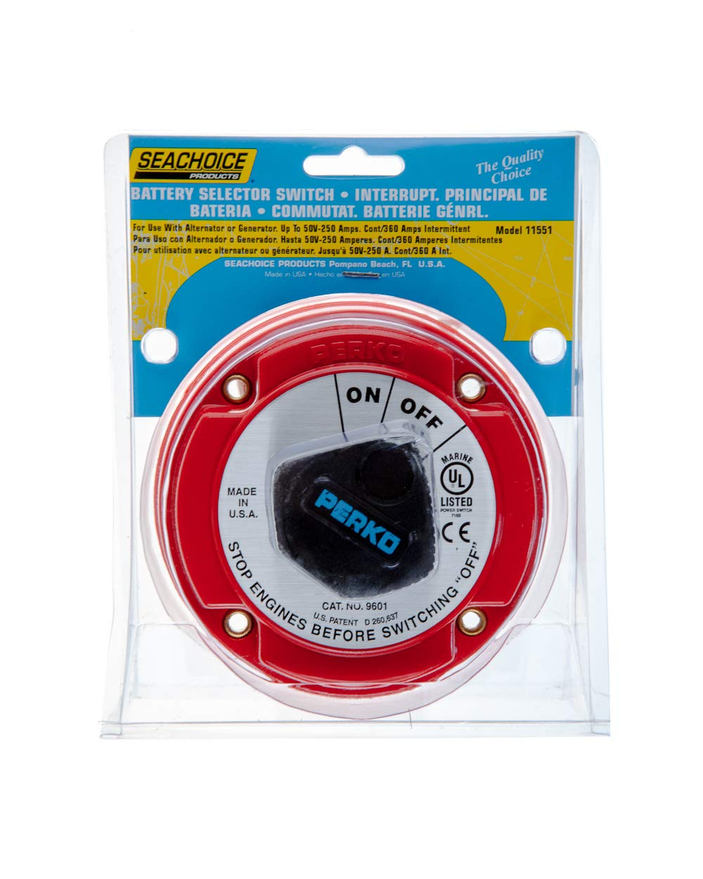 Seachoice Main Battery Switch, 50-11551