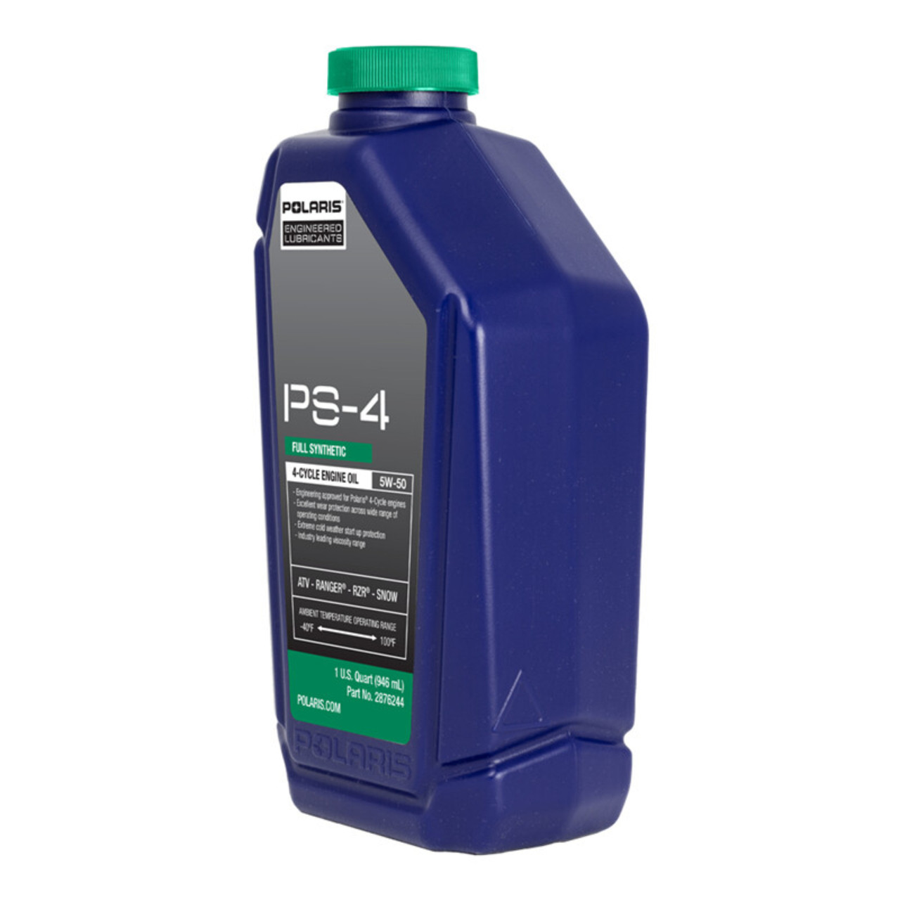 Polaris OEM Full Synthetic 5W-50 All-Season Engine Oil, 2876244
