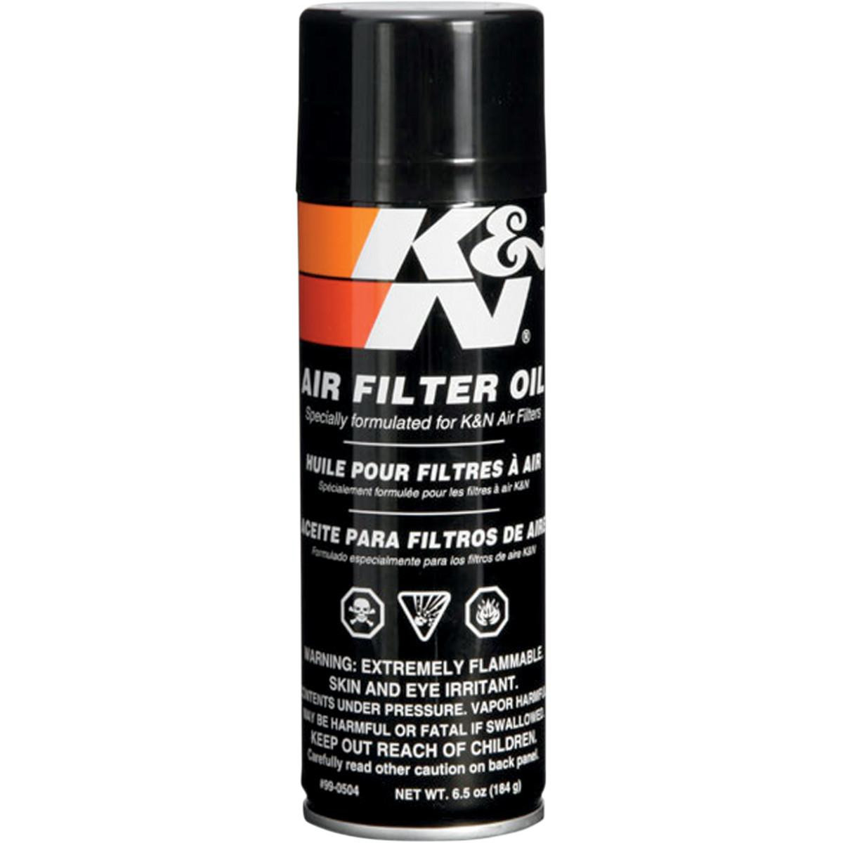 K & N Air Filter Oil - 6.5 Oz. Net Wt. - Aerosol, 99-0504
