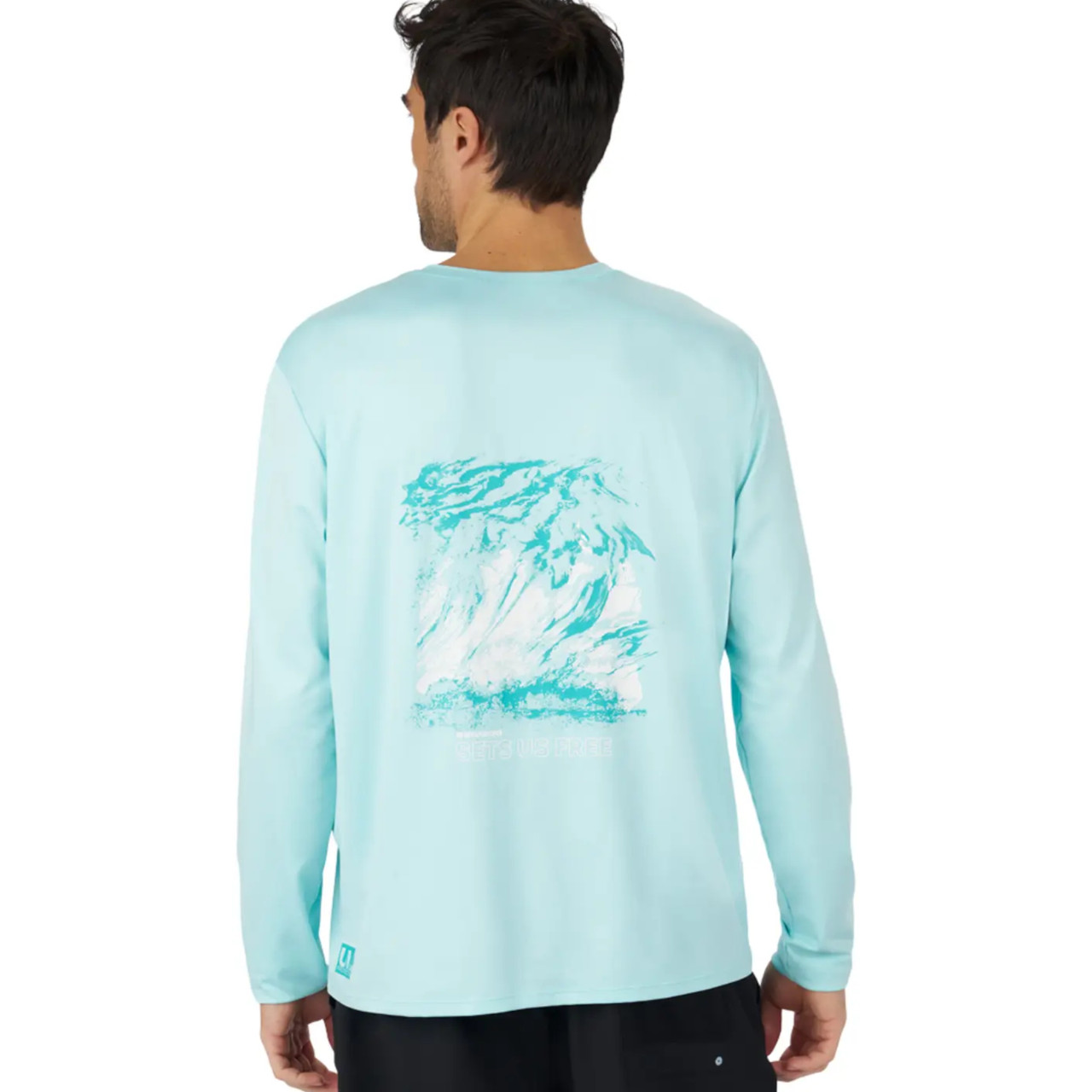 Sea-Doo OEM, Men's Small Sets Us Free UV Long Sleeve Shirt, 2880200438