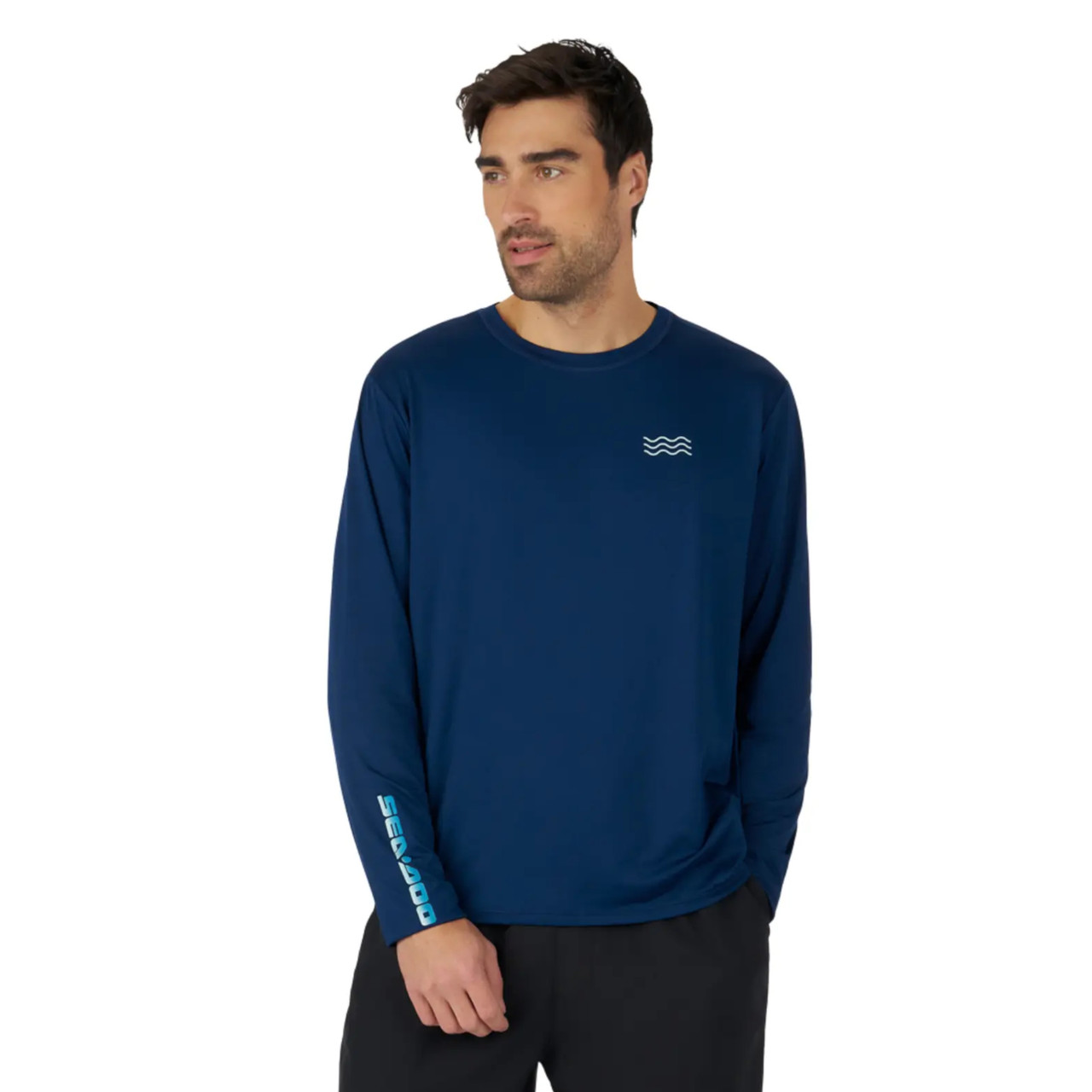 Sea-Doo OEM, Men's Medium Sets Us Free UV Long Sleeve Shirt, 2880200689