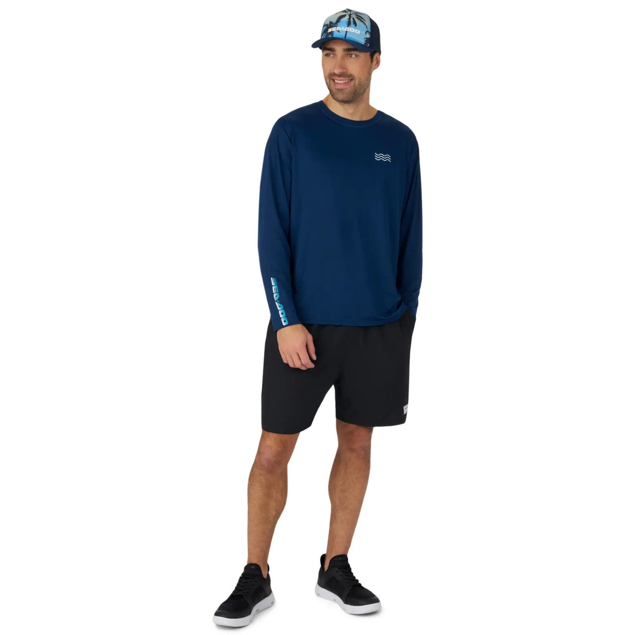Sea-Doo OEM, Men's 2XL Sets Us Free UV Long Sleeve Shirt, 2880201489