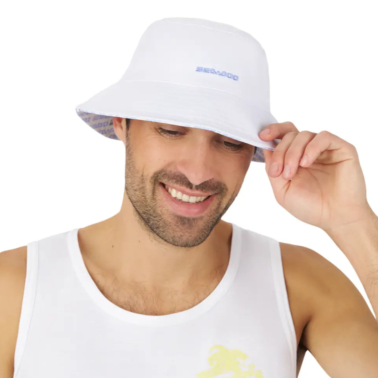Sea-Doo OEM, Unisex Small/Medium Quick-Dry Reversible Bucket Hat, 2882217201