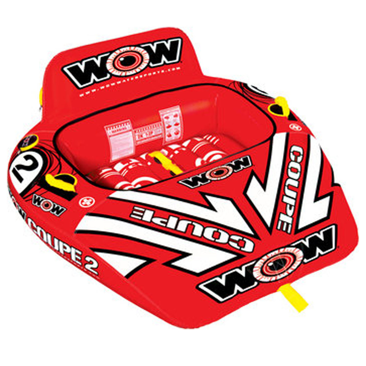 Wow Watersports New The Coupe Cockpit Series, 1-2 Person Ski Tube , 742-151030