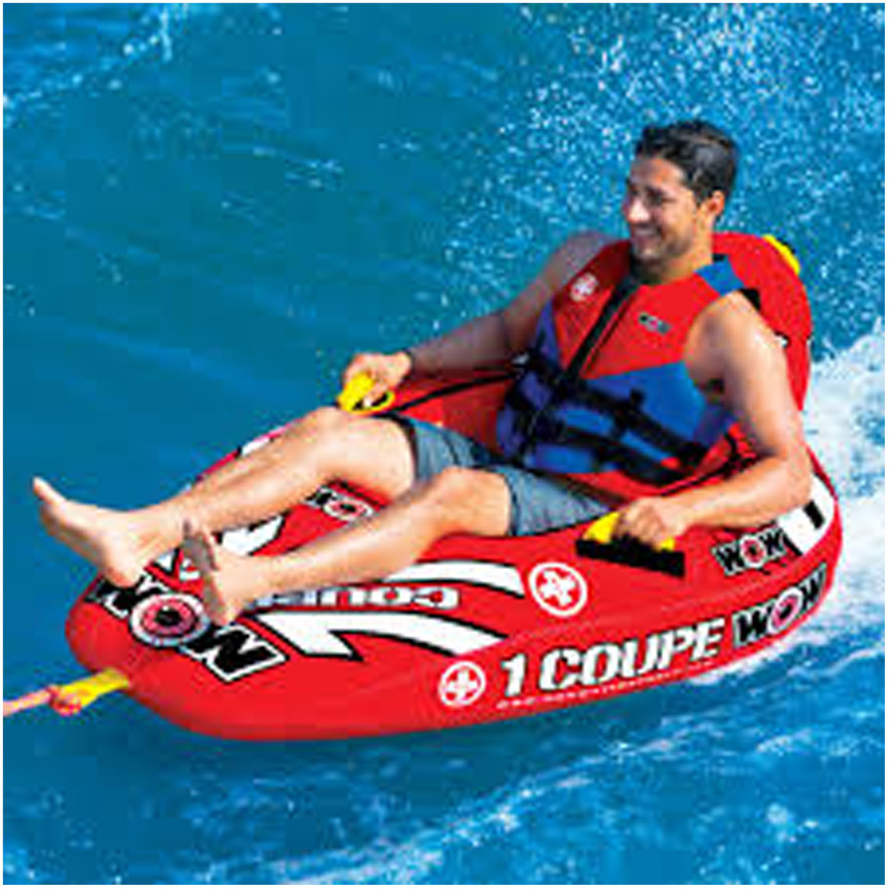 Wow Watersports New The Coupe Cockpit Series, 1 Person Ski Tube, 742-151020
