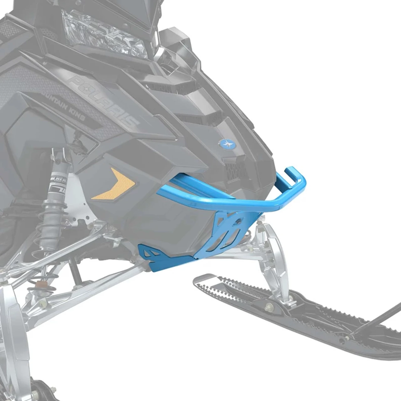 Polaris Snowmobile New OEM, AXYS Monarch Aluminum Front Bumper, 2883681-737