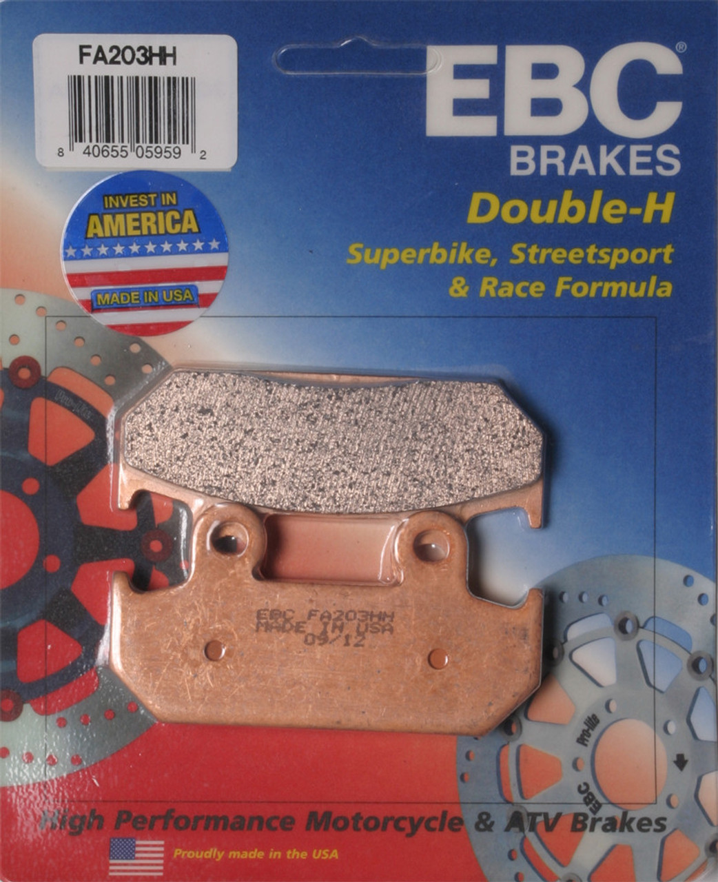 EBC Standard Brake Pads, 15-203H