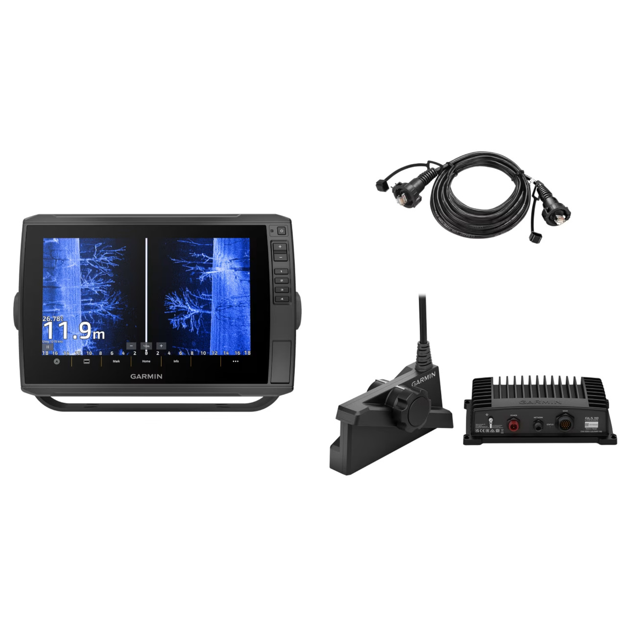 Garmin OEM ECHOMAP Ultra 2 106sv 10" & Livescope Plus Bundle, 010-02880-10