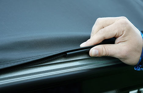 Crestliner Factory Travel Storage Cover 1700 SC Vision 2018-2019 Black 2289420