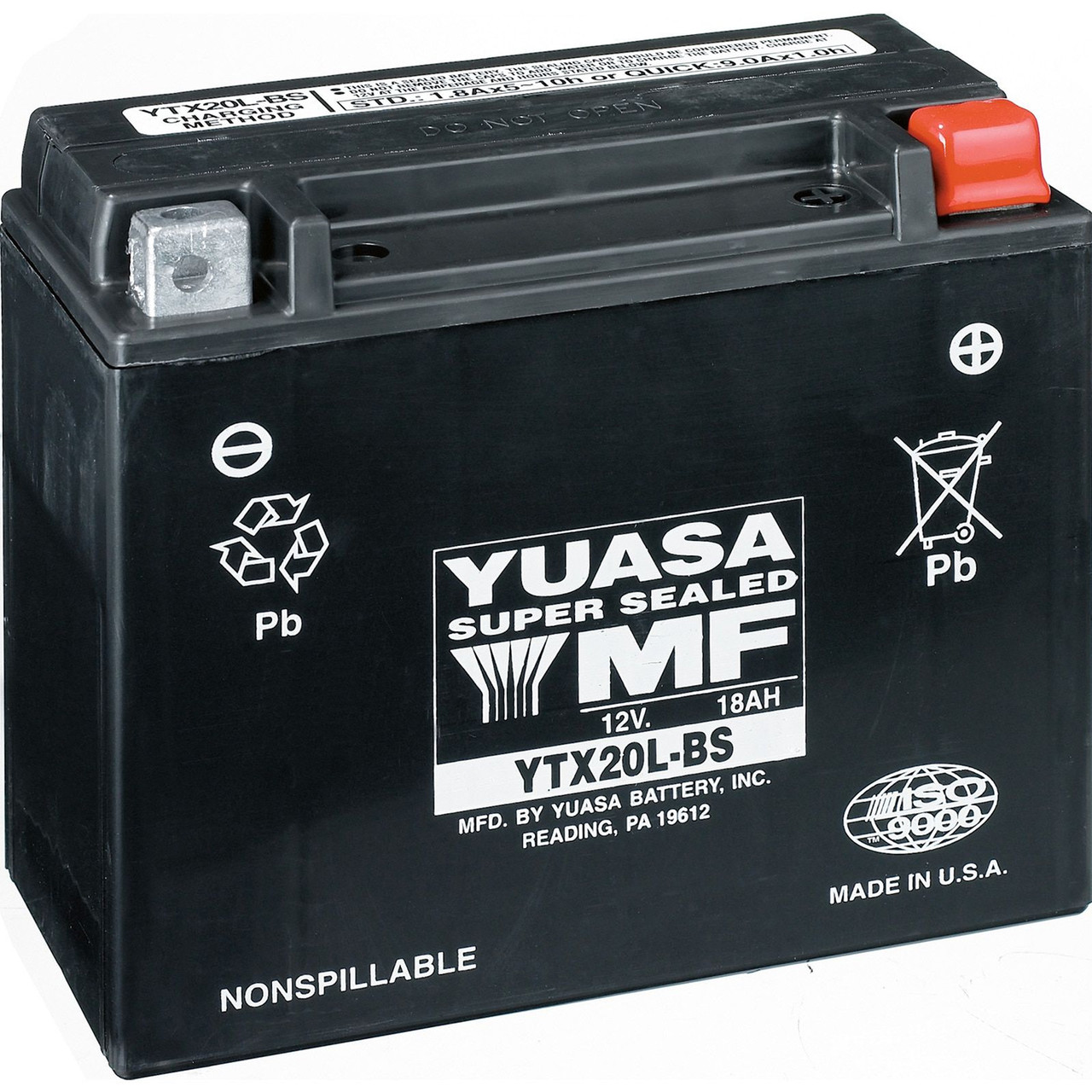 Ski-Doo New OEM, Spill Proof Spyder Yuasa Battery - YTX24HL (21 Amps), 410922962