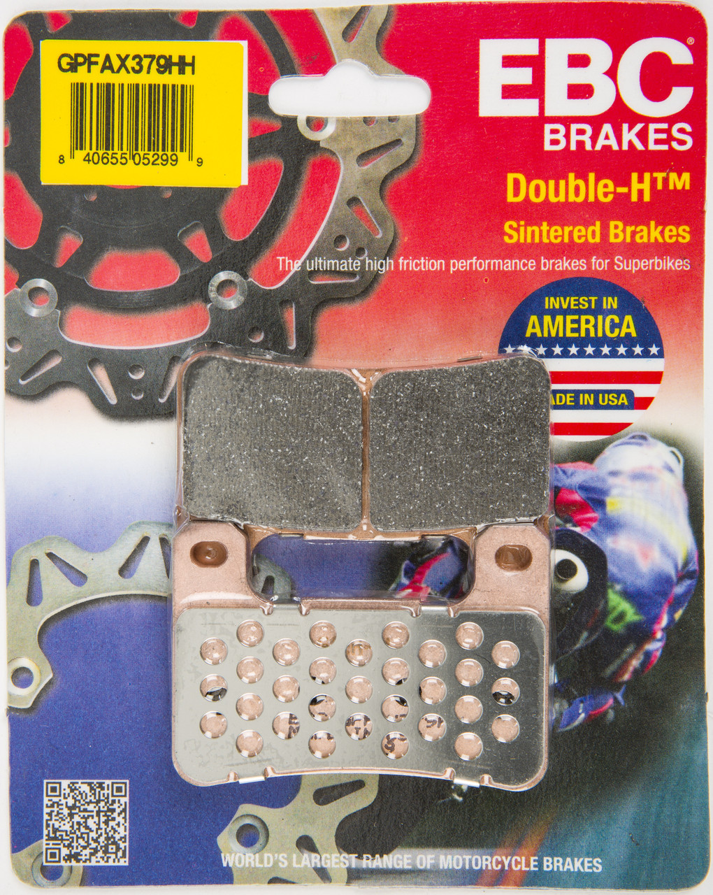 EBC GPFAX Sintered Road Race Brake Pads, 15-379GP