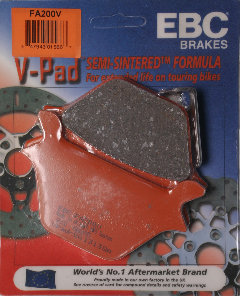 EBC Semi-Sintered Brake Pads, 15-200V