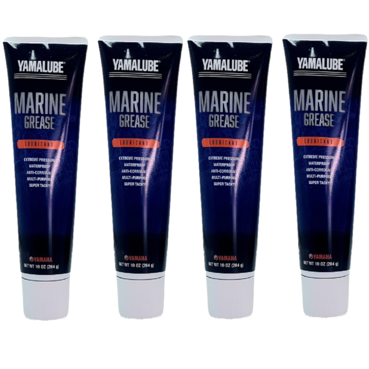 Yamaha OEM, Yamalube 10oz Marine Grease Lubricant, Pack of 4, ACC-GREAS-10-CT