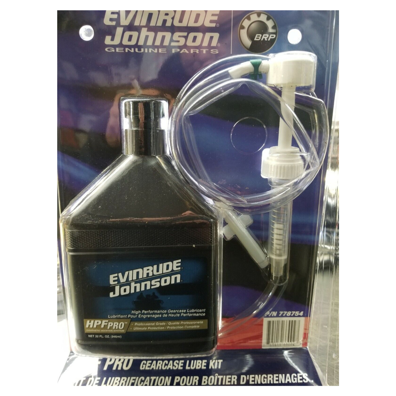 Johnson Evinrude OMC OEM HPF Pro Gearcase Lubricant Kit 32oz, 0778754