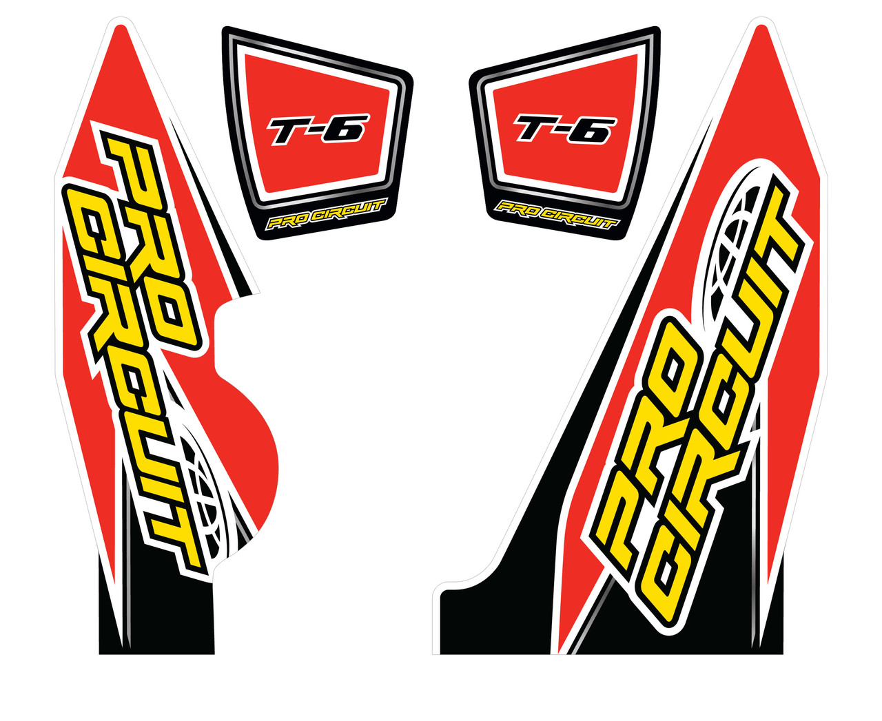 PRO CIRCUIT Muffler Sticker Kit, 794-9049