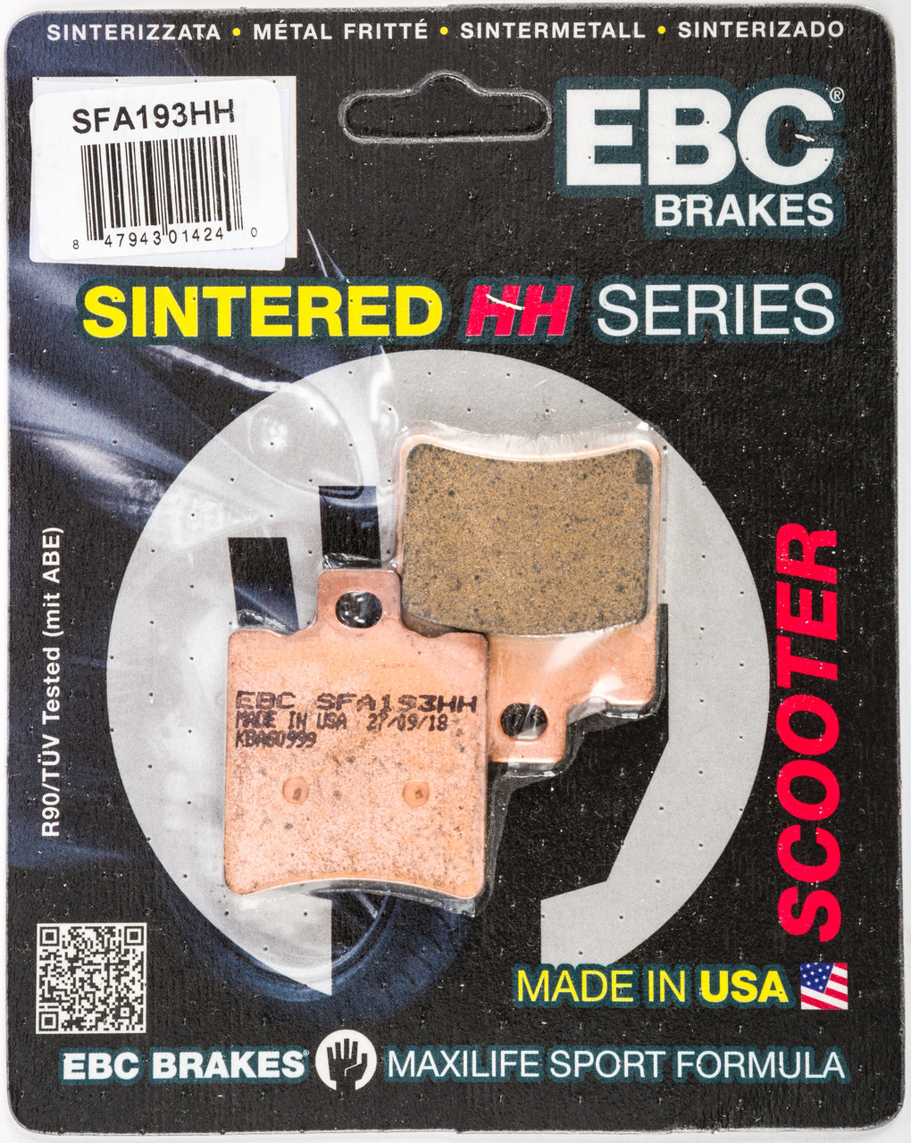 EBC Sintered HH Brake Pads, 153-193H