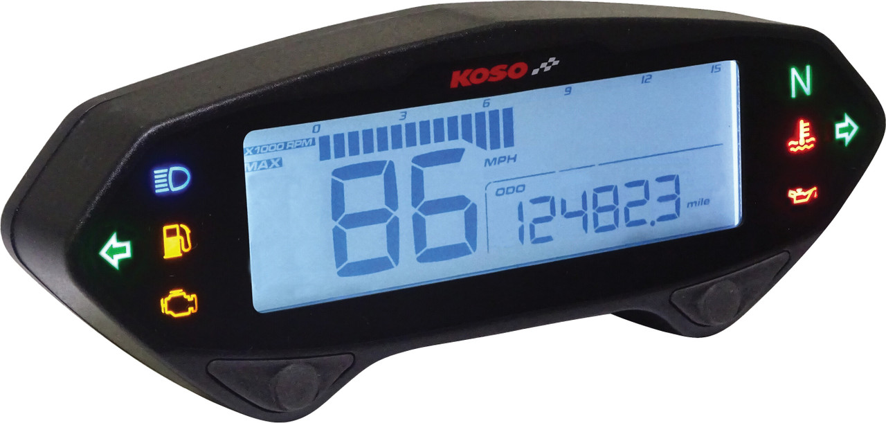 KOSO DB-01RN Multifunction Meter, 27-5871