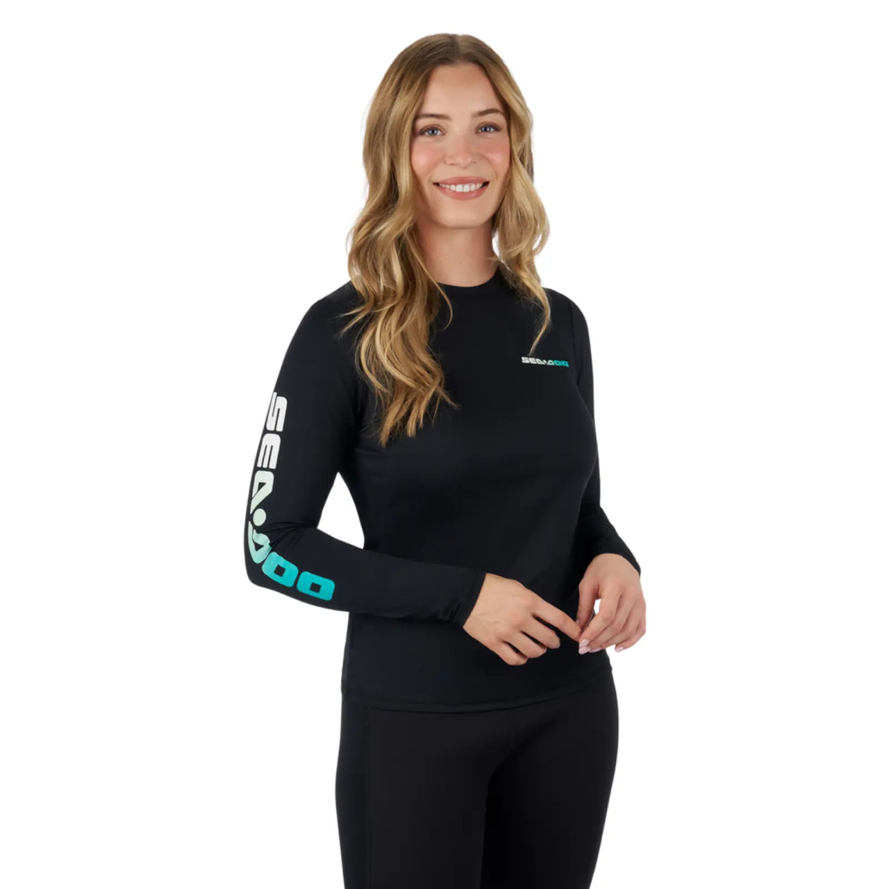 Sea-Doo OEM, Women's Medium Long Sleeve Rashguard, 2880580690