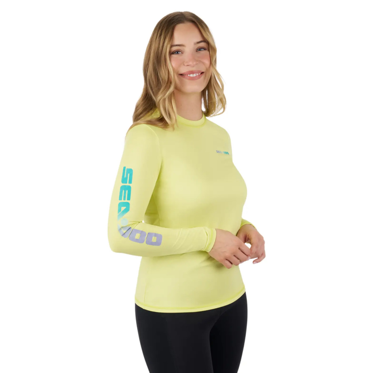Sea-Doo OEM, Women's Large Long Sleeve Rashguard, 2880580926