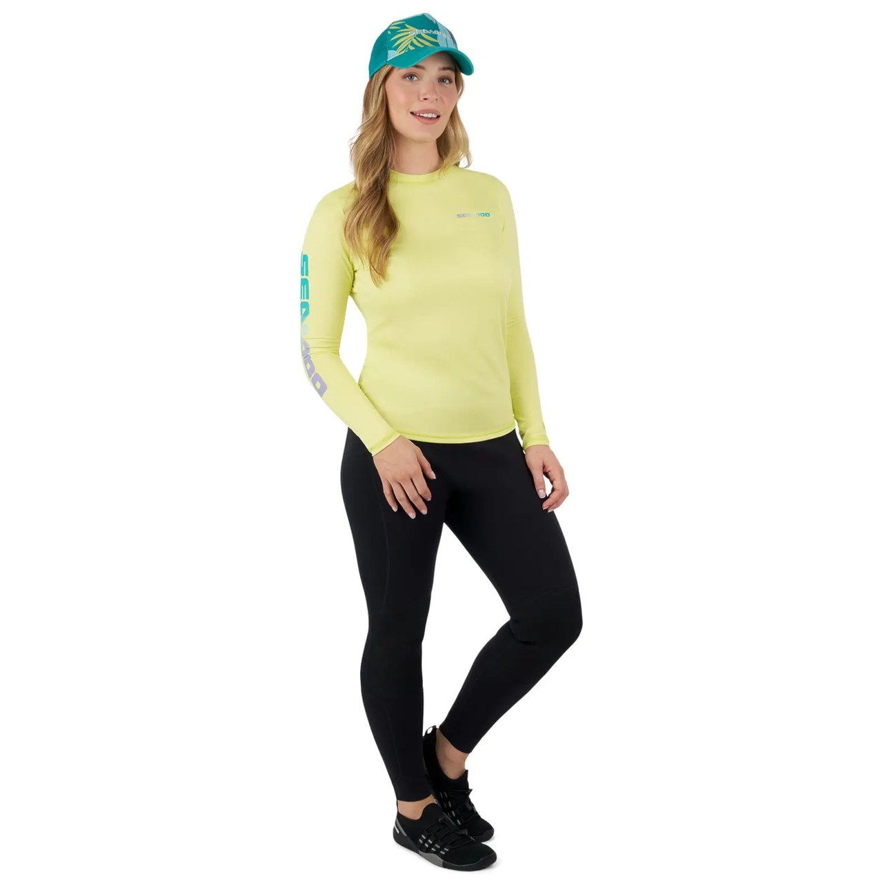 Sea-Doo OEM, Women's Large Long Sleeve Rashguard, 2880580926