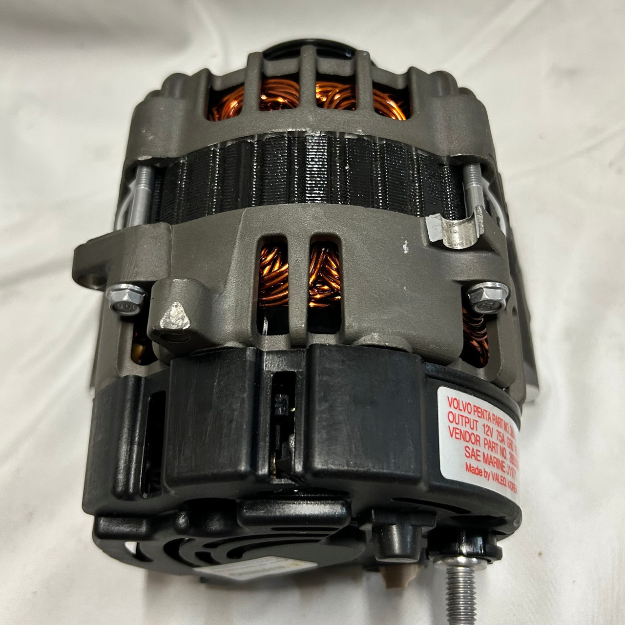 Volvo Penta OEM Volvo Penta Marine Inboard & Sterndrive Alternator, 12V 75 Amp, 3884950