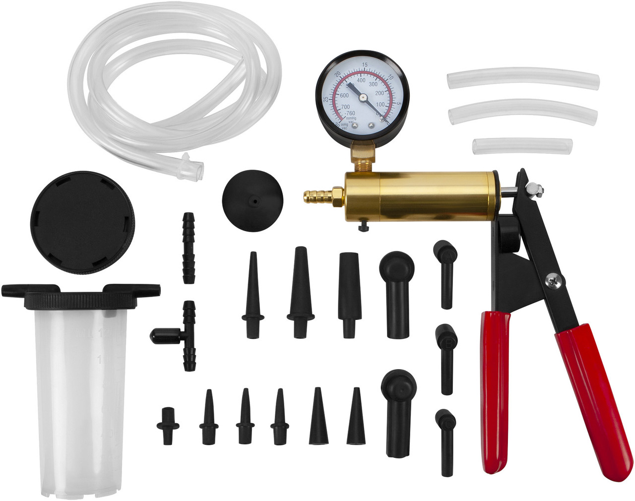 PERFORMANCE TOOL Vacuum Pump/Brake Bleeder Kit, 117-1151
