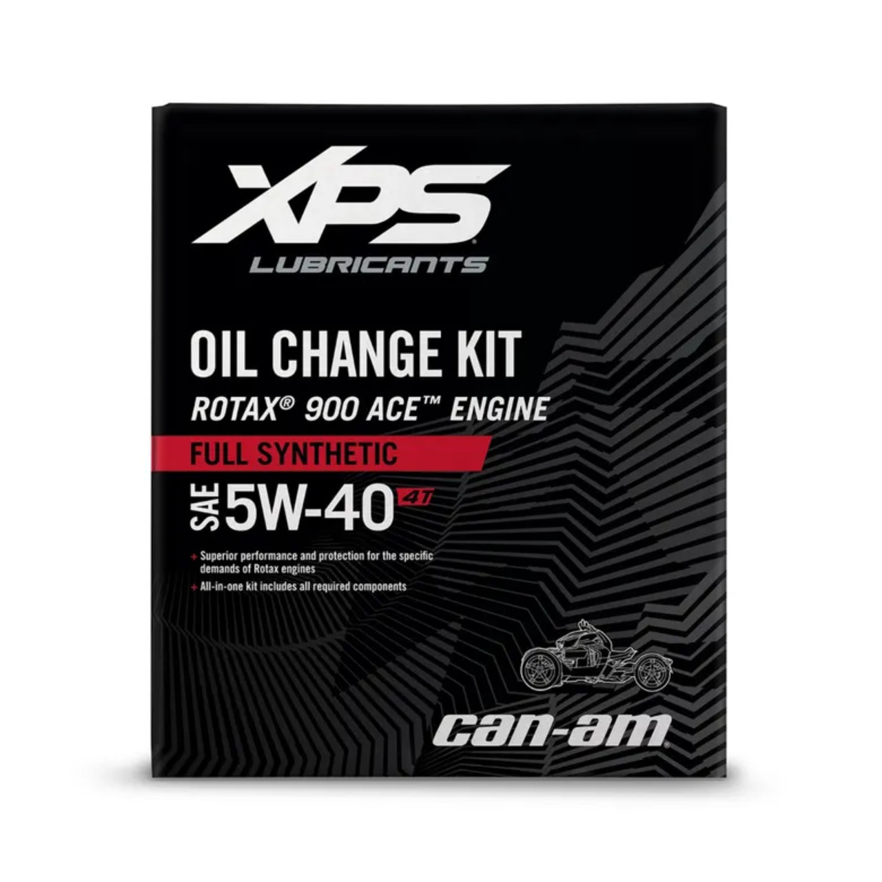 Can-Am New OEM Ryker 4T 5W-40 Full Synthetic Oil Change Kit, 9779299, 9779491