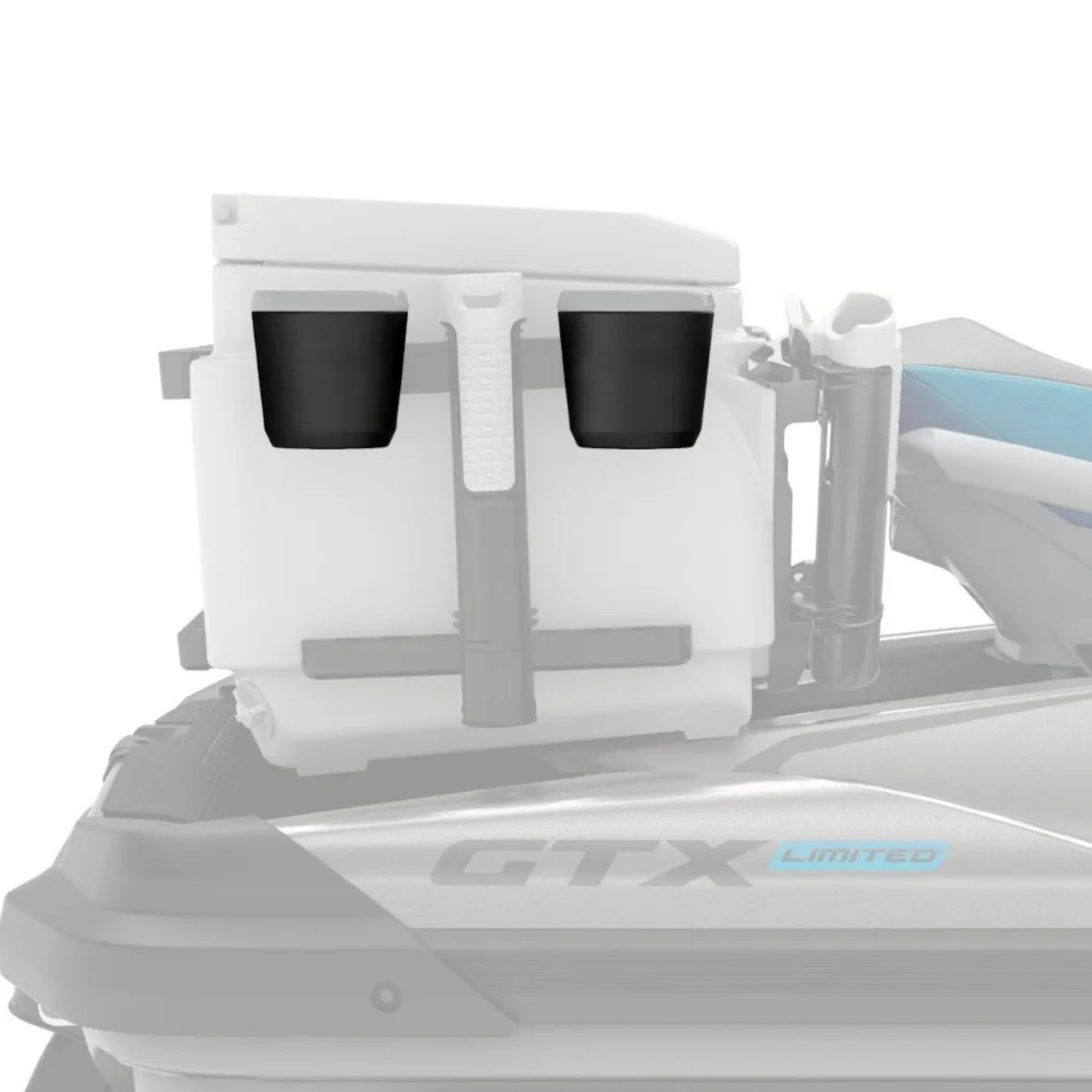 Sea-Doo OEM, LinQ Pontoon Cup Holder, Tool-less Installation, 2-Pack, 295101230