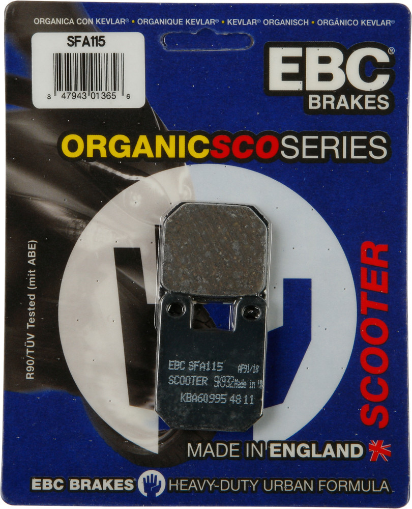 EBC Organic Brake Pads, 153-115